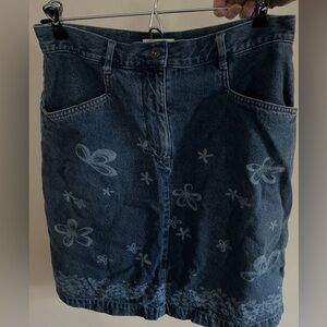 Christopher & Banks Denim Skirt